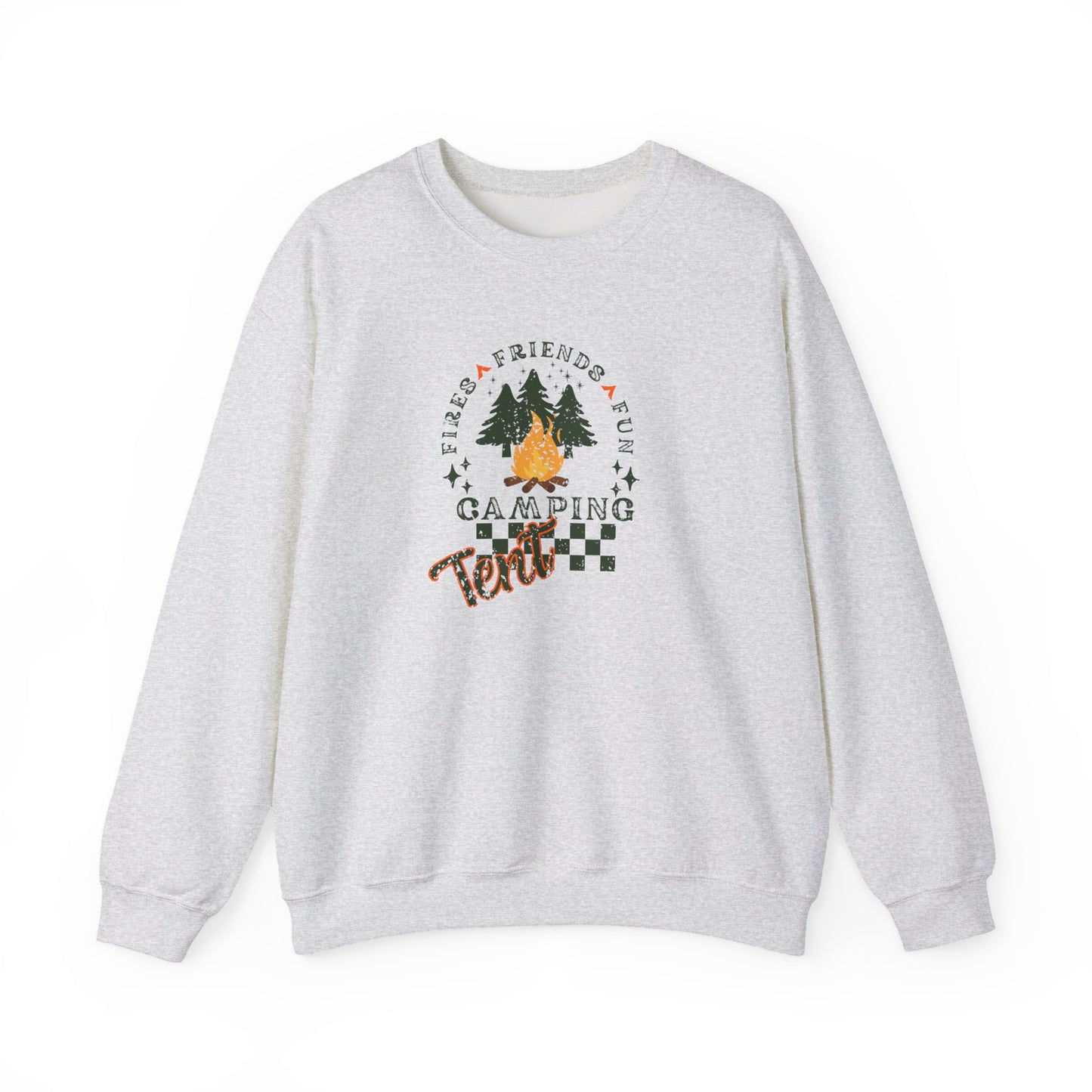 Tent Society Fires Friends Fun Camping Unisex Sweatshirt