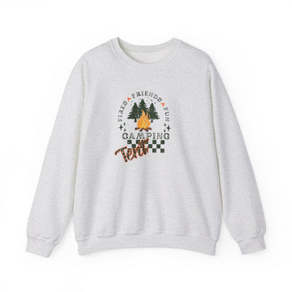 Tent Society Fires Friends Fun Camping Unisex Sweatshirt