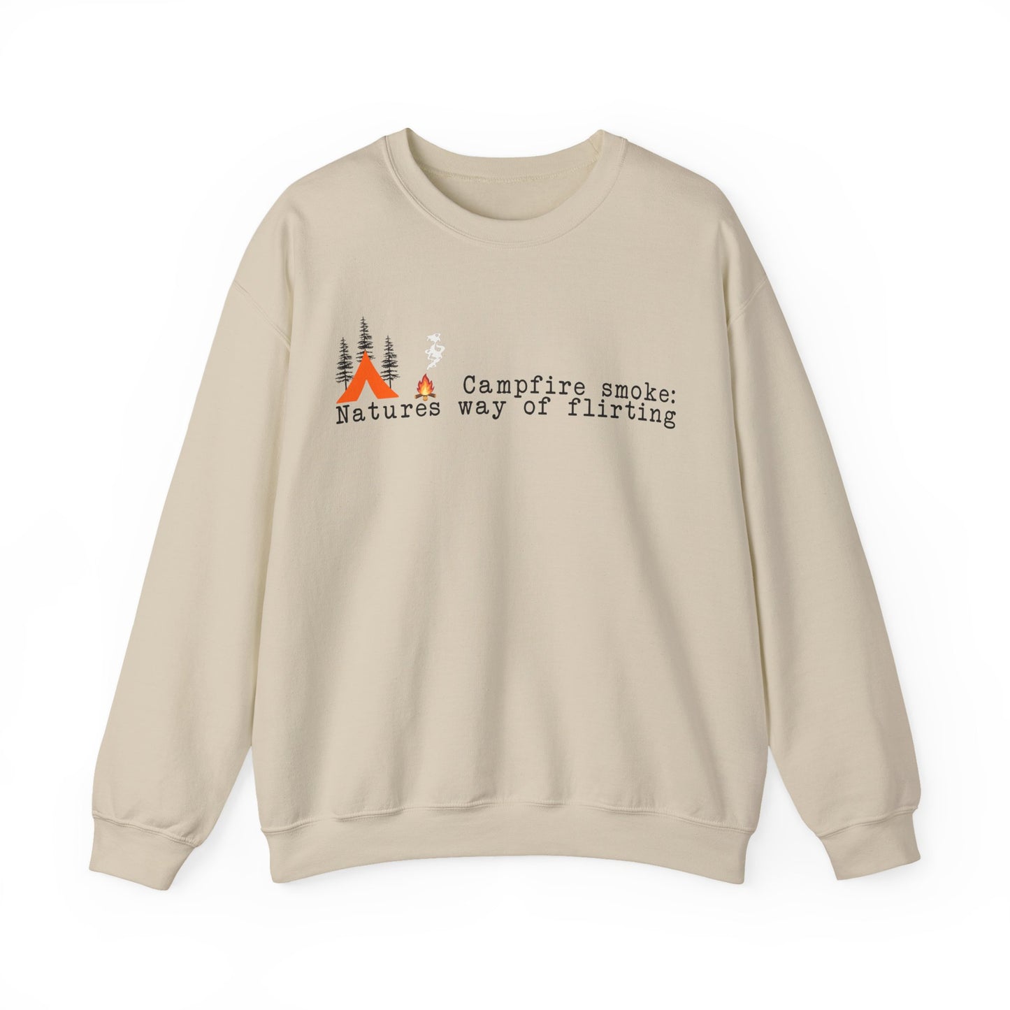 Tent Society Campfire Smoke Flirting Unisex Sweatshirt