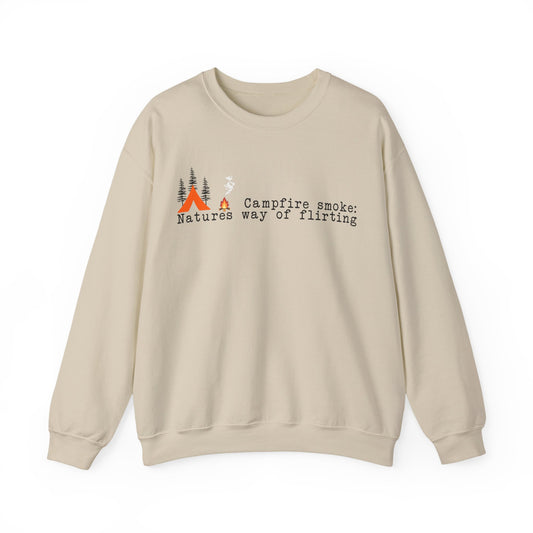 Tent Society Campfire Smoke Flirting Unisex Sweatshirt