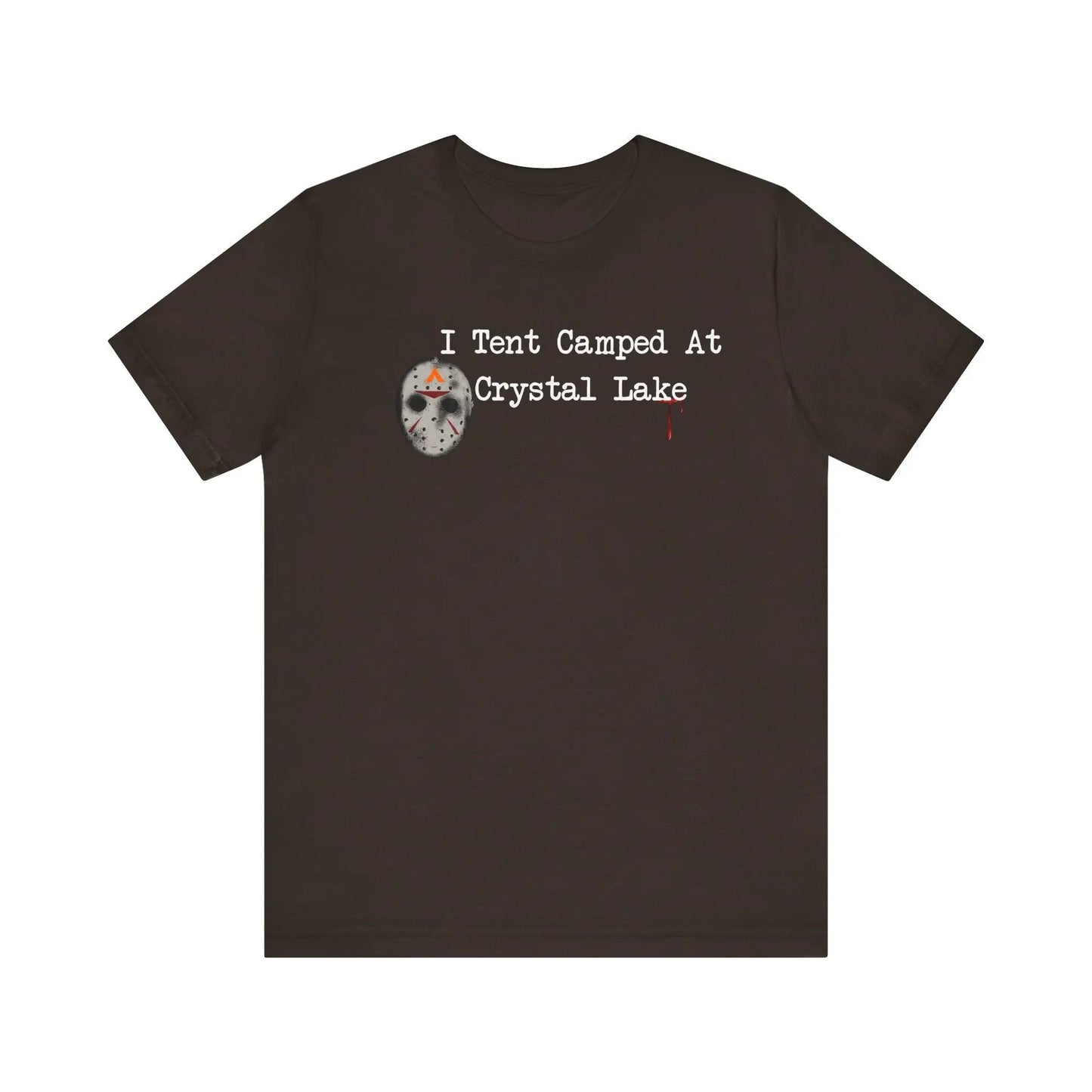 Tent Society I Tent Camped At Crystal Lake Unisex TShirt Printify