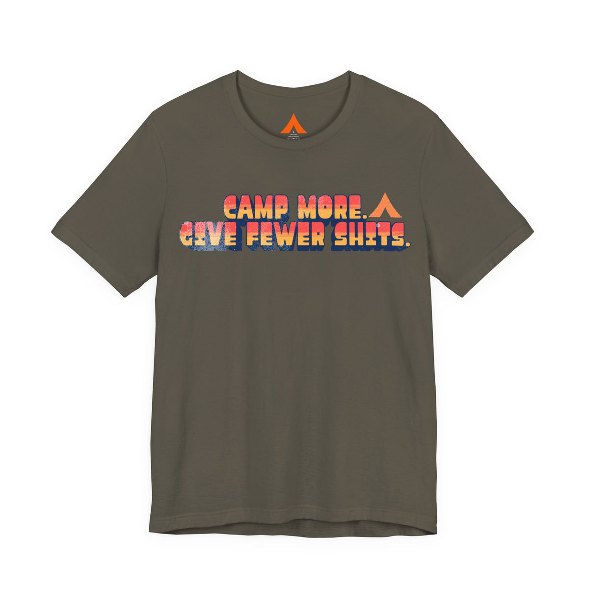 Camp More, Give Fewer Shits Tee