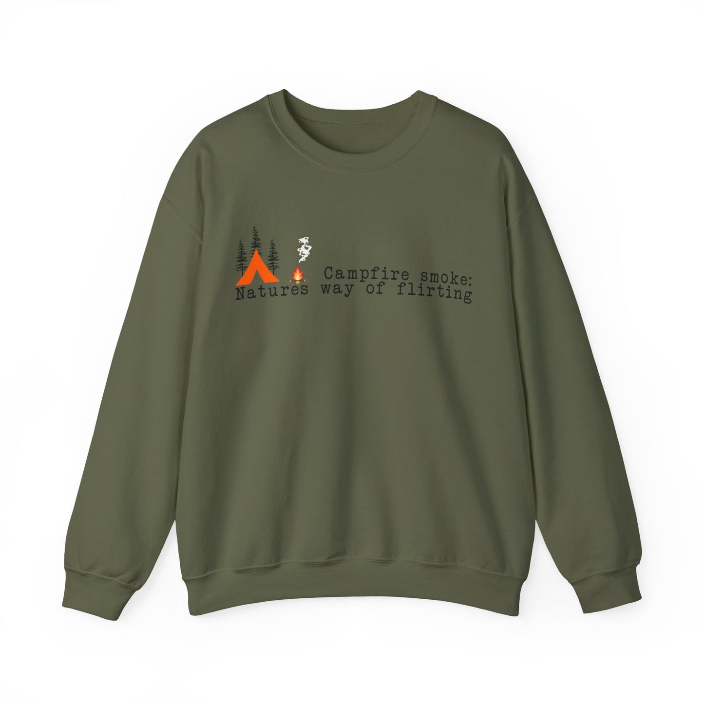 Tent Society Campfire Smoke Flirting Unisex Sweatshirt
