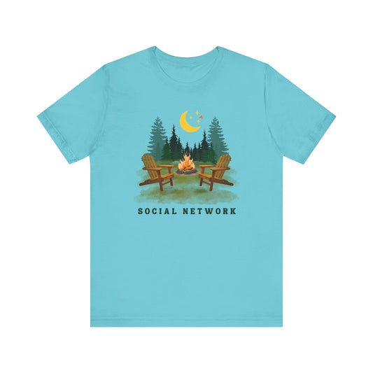 Camping Life T Shirt for Campers Tent Society Social Network - Tent Society