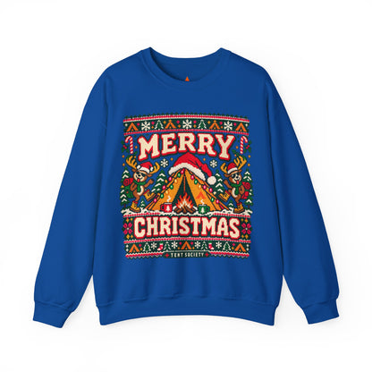 Merry Christmas Campfire Crewneck Sweatshirt