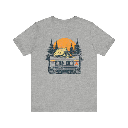 Tent Society Retro Tent and Cassette Unisex TShirt