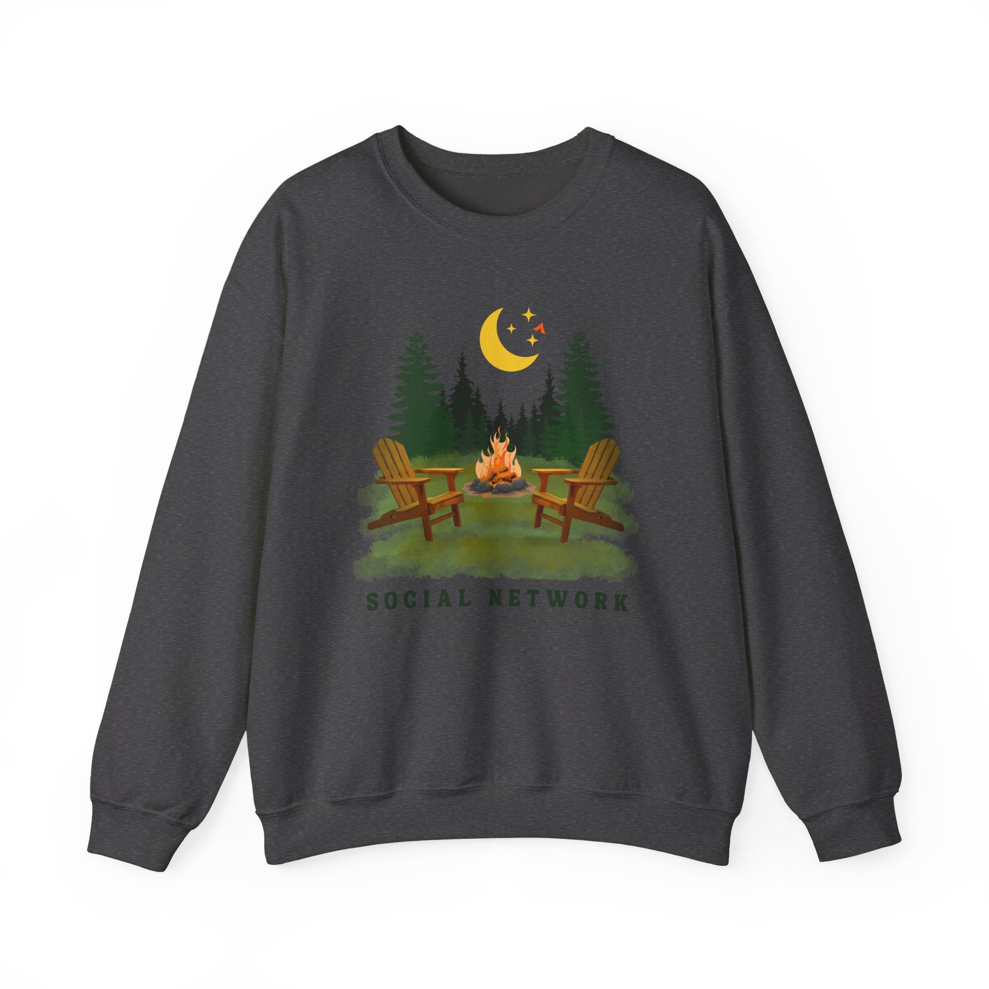 Tent Society Social Network Unisex Campfire Sweatshirt - Tent Society