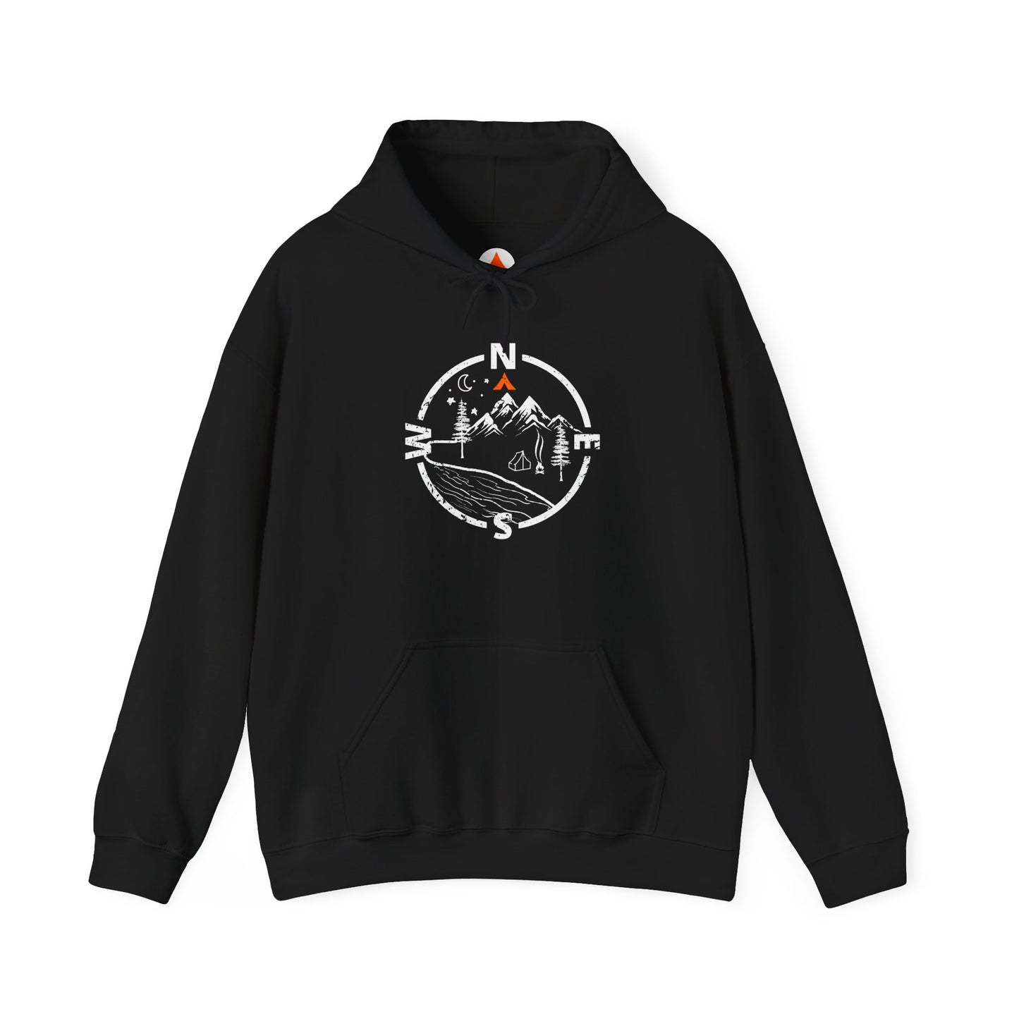 Tent Society Find Your Way Compass Camping Hiking Hoodie