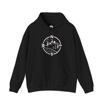 Tent Society Find Your Way Compass Camping Hiking Hoodie