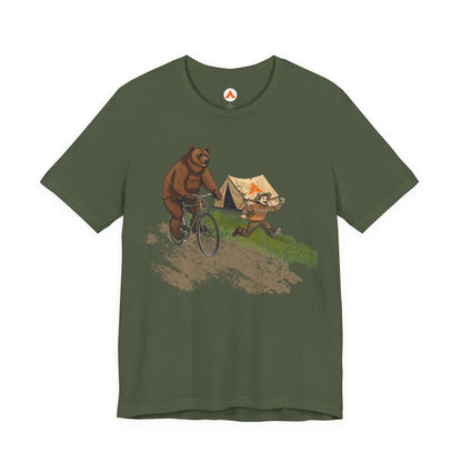 Bear On A Bike Tee