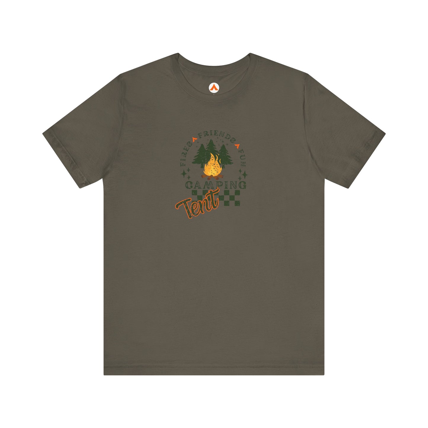 Tent Society Fires Friends Fun Camping Funny Shirts