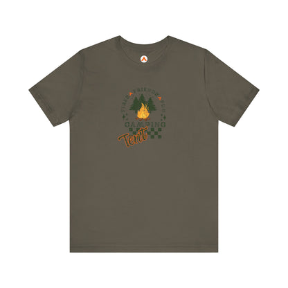 Tent Society Fires Friends Fun Camping Funny Shirts