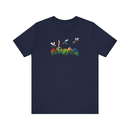 Tent Society Tents and Mosquitos Unisex TShirt