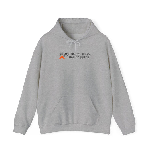 Tent Society My Other House Has Zippers Hoodie