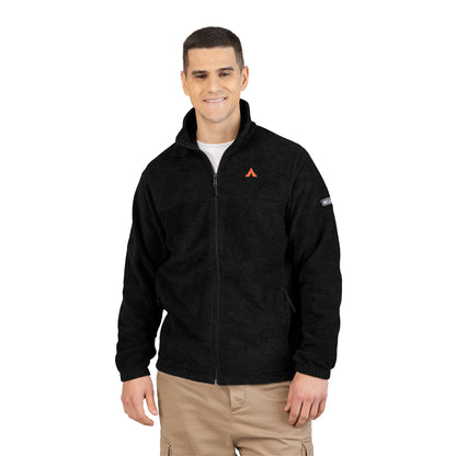 Tent Society Columbia Flece Embroidered Casual Jacket - Tent Society
