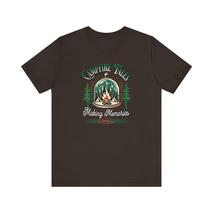 Tent Society Campfire Tales Making Memories Unisex TShirt