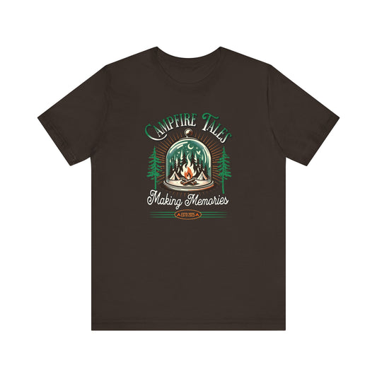 Tent Society Campfire Tales Making Memories Unisex TShirt
