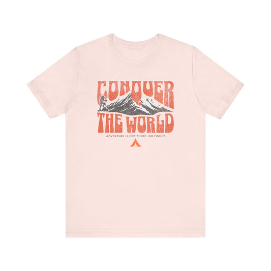 Tent Society Conquer the World HikingTshirt
