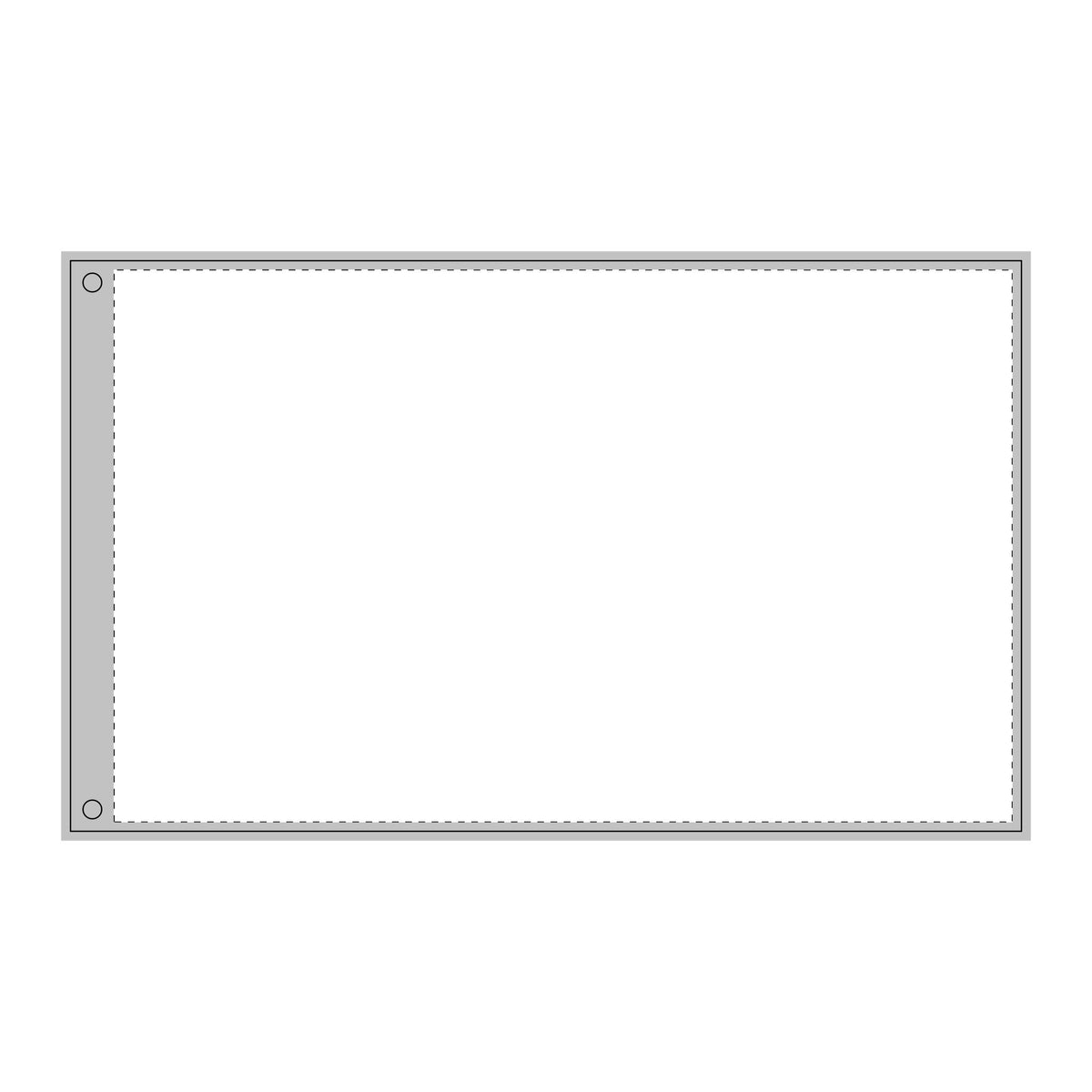 Double-Sided Grommet Flag — Orange Tent Camping Design