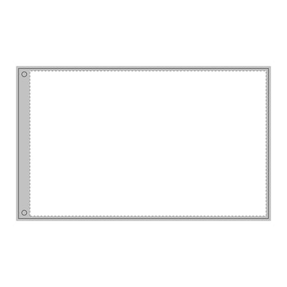 Double-Sided Grommet Flag — Orange Tent Camping Design