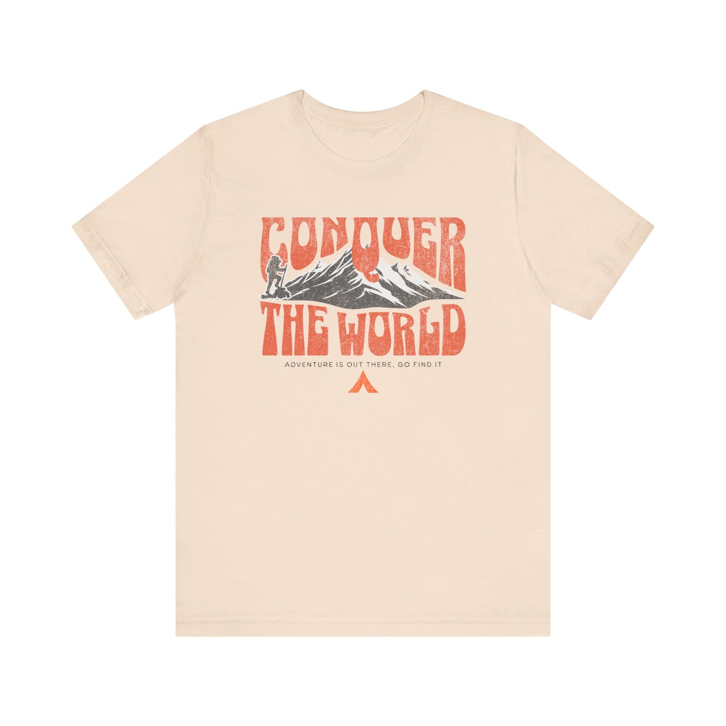 Tent Society Conquer the World HikingTshirt