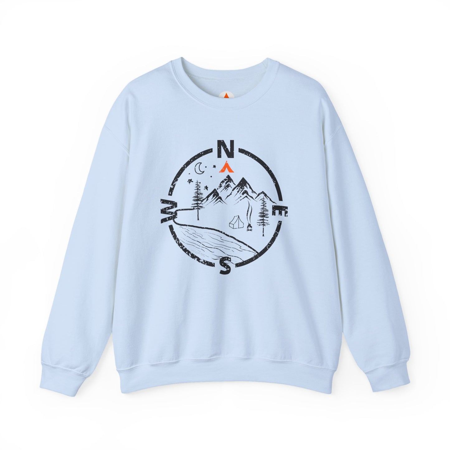 Tent Society Find Your Way Compass Camping Unisex Hiking Sweatshirt