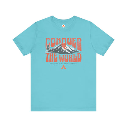 Tent Society Conquer the World HikingTshirt