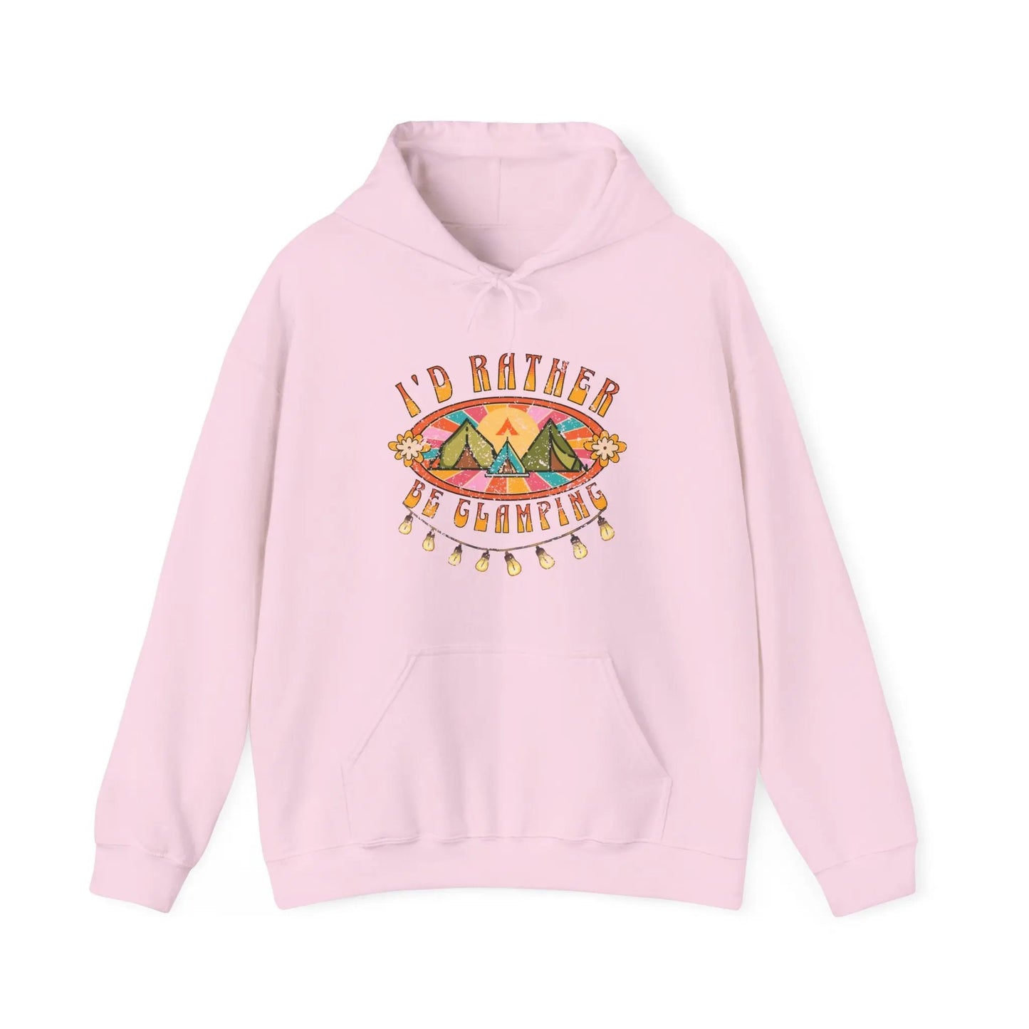 Tent Society I'd Rather Be Glamping Unisex Hoodie Printify