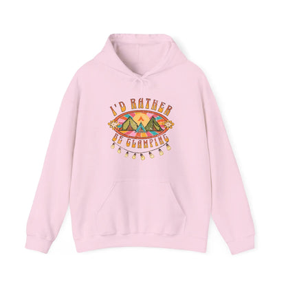 Tent Society I'd Rather Be Glamping Unisex Hoodie Printify