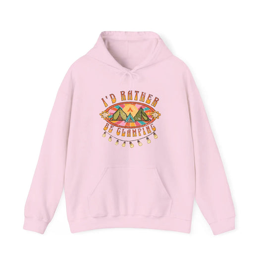 Tent Society I'd Rather Be Glamping Unisex Hoodie Printify